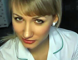 Luxurious nurse likes lovemaking with beau after work and